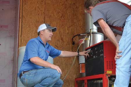 Hard Water Buildup — pressure washer repair